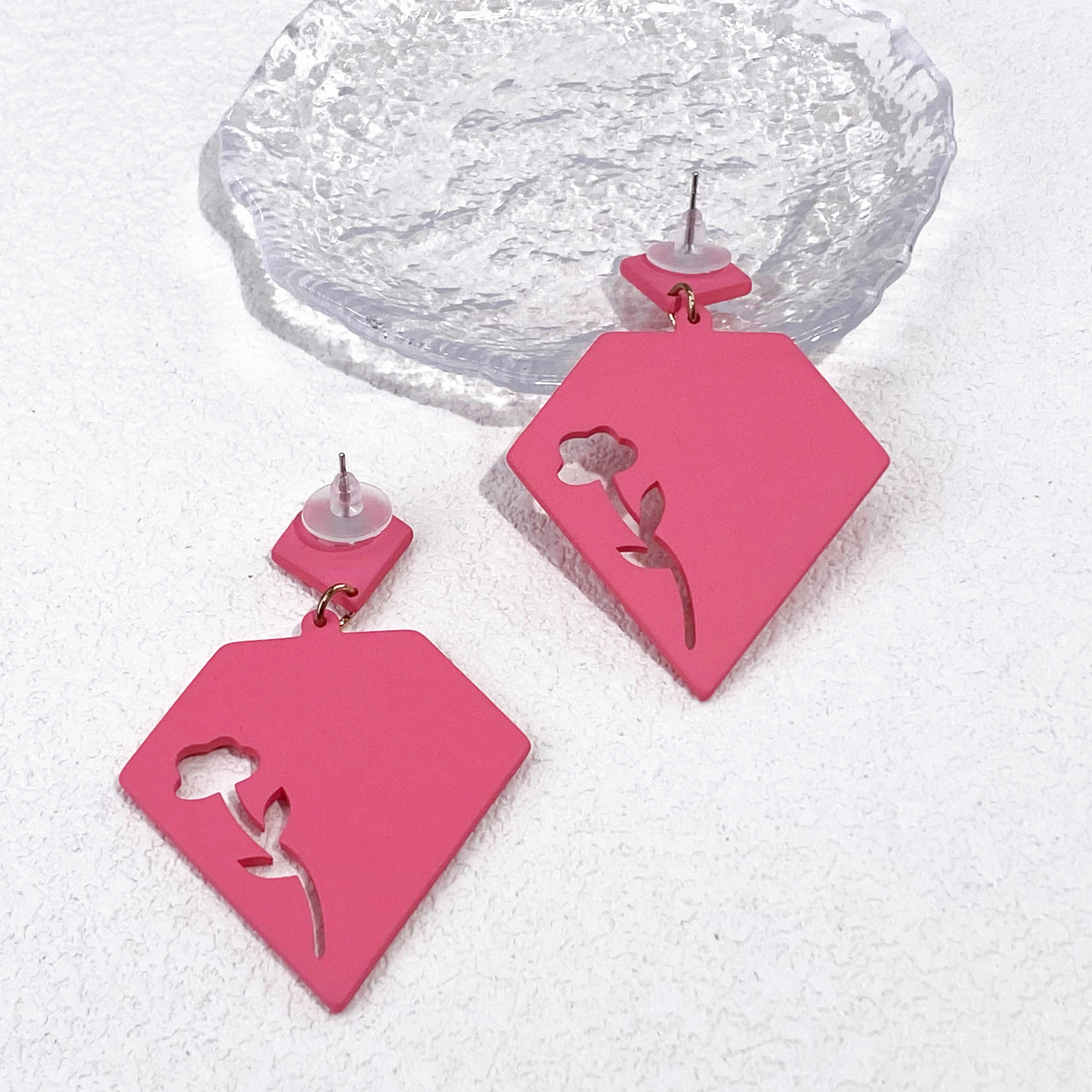 Rose Blush Elegance Resin Costume Jewellery