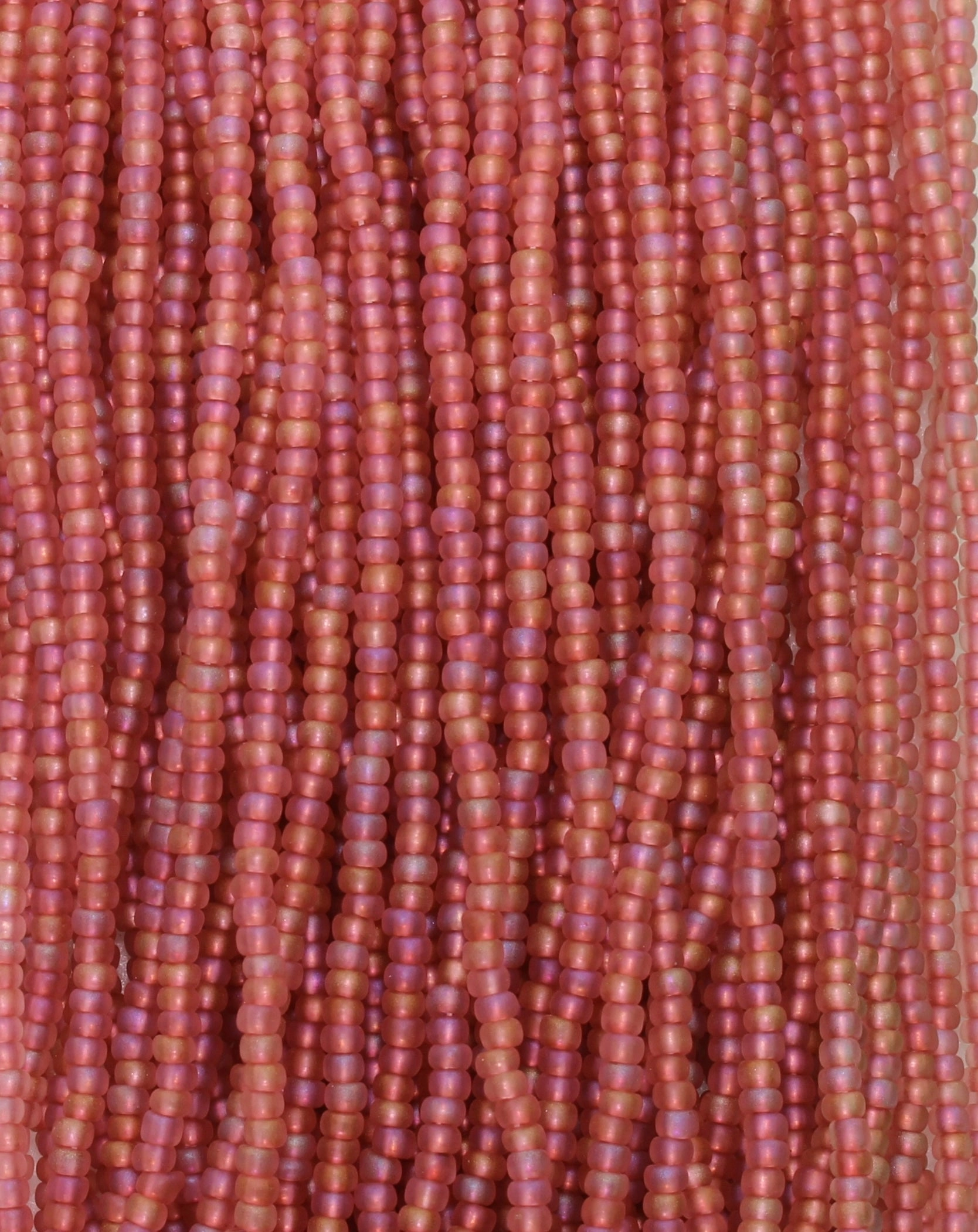 Rose Matte Rainbow Seed Beads - 10 - 1175