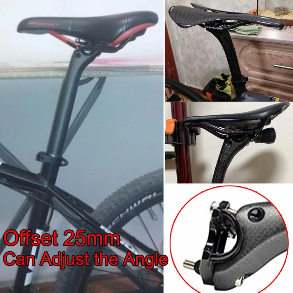 RXL SL Carbon Fiber Road Bike Red Offset Bicycle Seat Post 31.6/30.8/27.2 Bike Seatpost Red Green Blue …