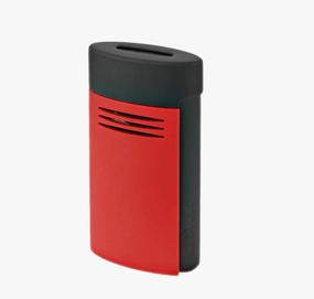 S.T. Dupont-MEGAJET MATT BLACK AND RED LIGHTER  REF: 020749