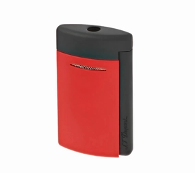 S.T. Dupont-MINIJET MATT BLACK AND RED LIGHTER  REF: 010849