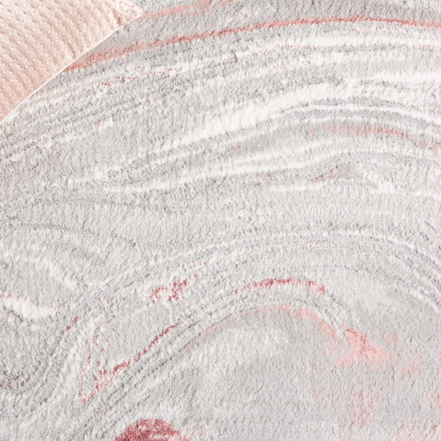 SAFAVIEH Meadow Collection Area Rug - 5'3" x 7'6", Light Grey & Pink, Modern Abstract Design, Non-Shedding & Easy Care, Ideal for High Traffic Areas in Living Room, Bedroom, Dining Room (MDW553G-5)