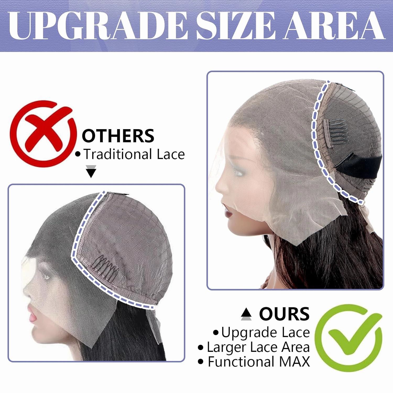 Sathen Full 13x6 Deep Wave Lace Front Wigs Human Hair 200 Density Deep Part Lace Frontal Wig Pre Plucked Transparent Full Lace Wig Pre Plucked with Baby Hair 32 Inch