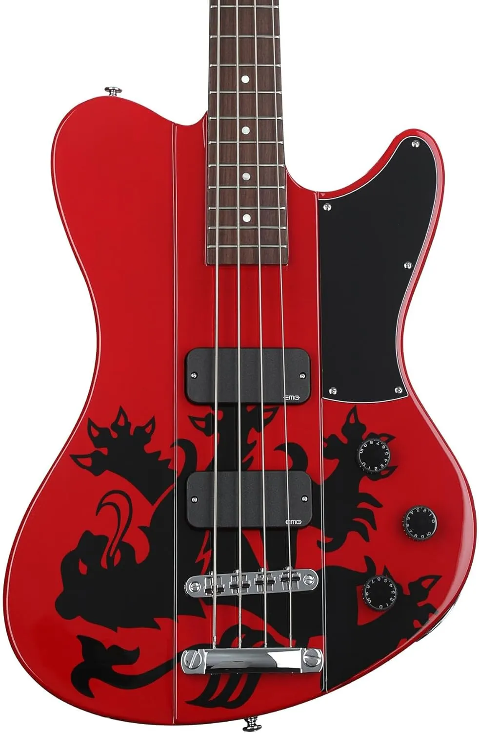 Schecter Simon Gallup Ultra Signature Bass Guitar - Red