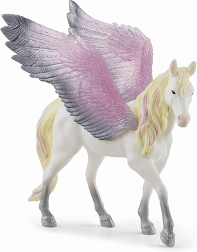 Schleich bayala, Unicorn Toys for Girls and Boys, Winged Horse Sunrise Pegasus Toy, Pink and Yellow, Ages 5 