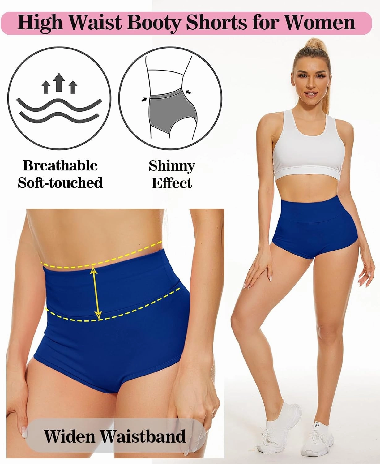 Scrunch Booty Shorts for Women V Back High Waisted Yoga Shorts Cut Out Rave Bottoms Butt Lifting Short Mini Hot Pants