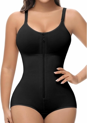 SHAPSHE Fajas Colombianas Moldeadoras Body Shaper Post Surgery Compression Garment Shapewear Tummy Control with Zipper