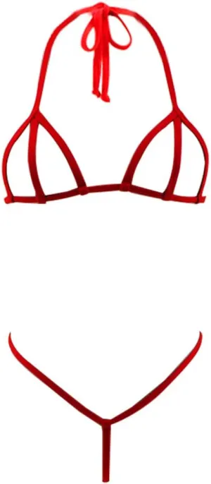SHERRYLO Micro Bikini Extreme Slutty G String Bikinis Crotchless Exotic Women Lingerie No Coverage Nude Sexy Dancer Outfits