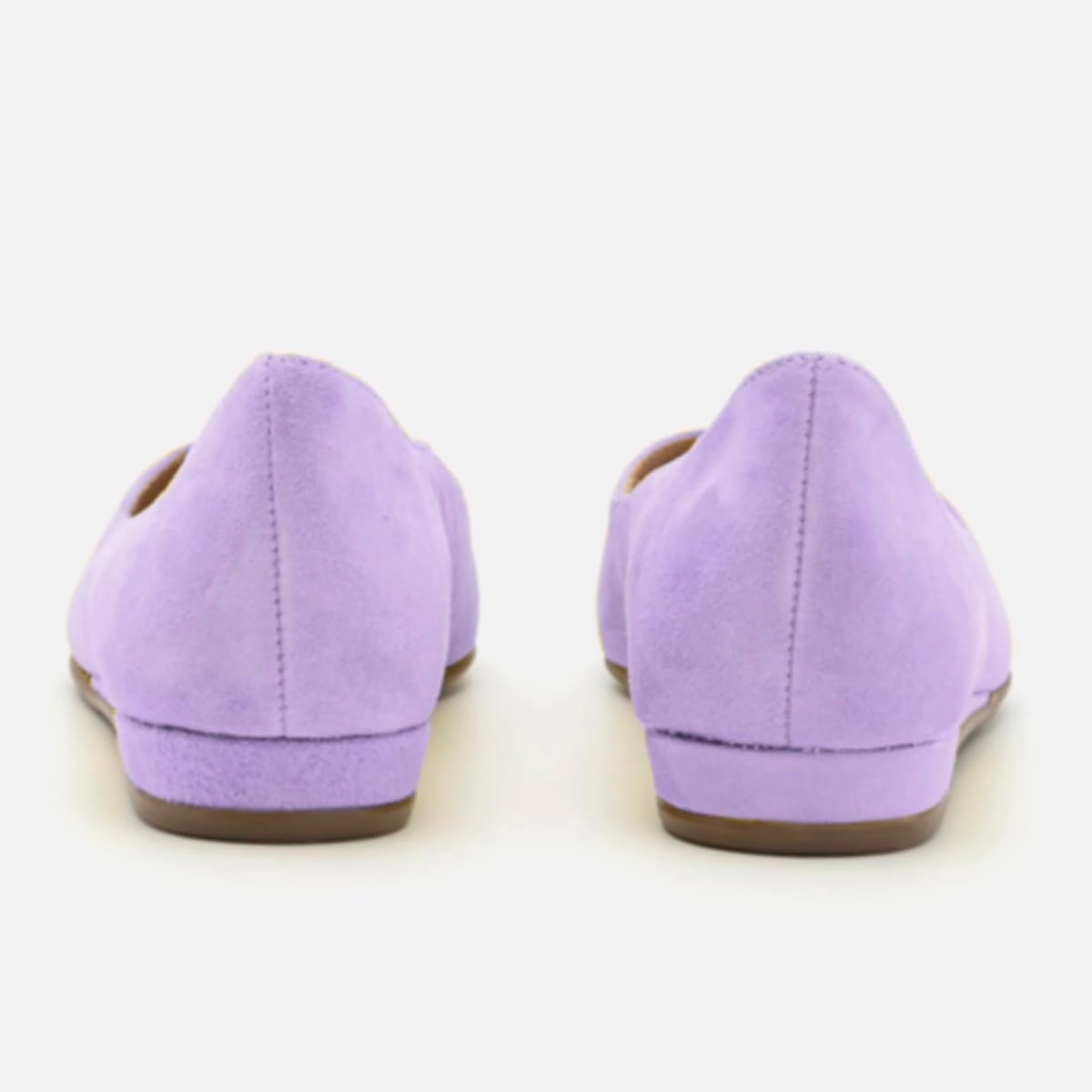 SHODENSE Women Pointed Toe Flats Shoes Suede Slip On Ballet Flats Comfortable Low Wedge Heel Office Work Shoes Ladies Girls Classic Basic Daily Flat Shoes Club Church Driving Flats Spring 4-11 M US