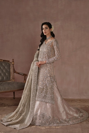 Silvery Ivory Reception Bridal (D-04)