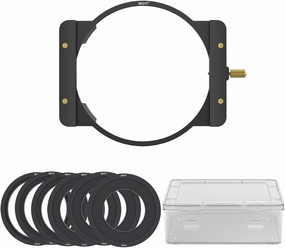 SIOTI Camera Square Filter Holder System Photography   6*Adapter Ring (58/62/67/72/77/82mm), for 100 * 100mm or 100 * 150mm ND/GND, Compatiable with General Brand Camera
