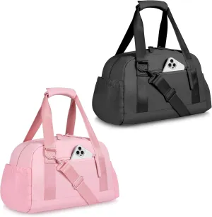 Small Gym Bag Pink Small Gym Bag Black