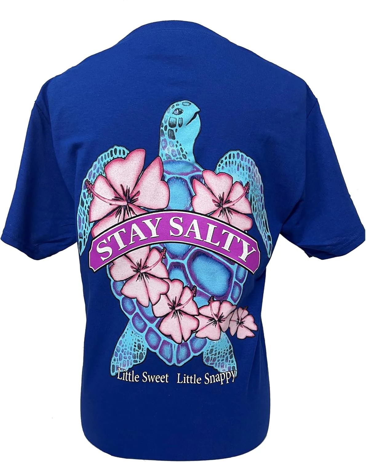 Southern Attitude Women's Short Sleeve Paisley Sea Turtle T-Shirt