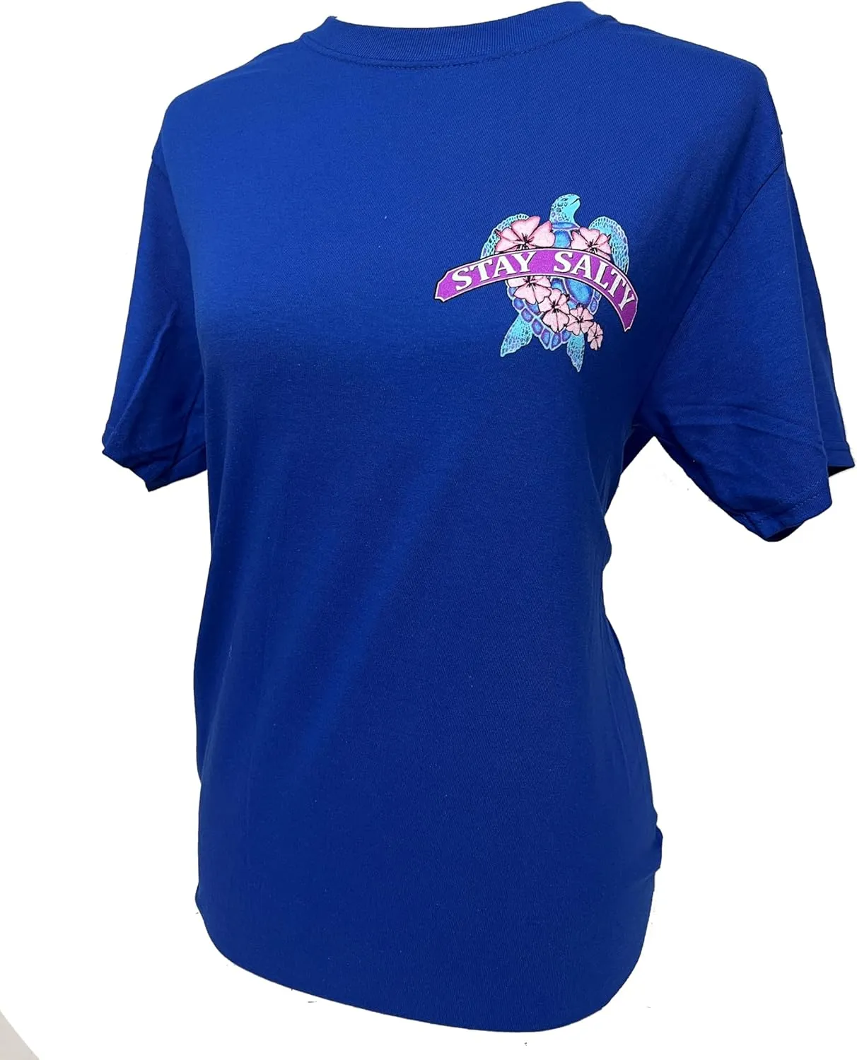 Southern Attitude Women's Short Sleeve Paisley Sea Turtle T-Shirt