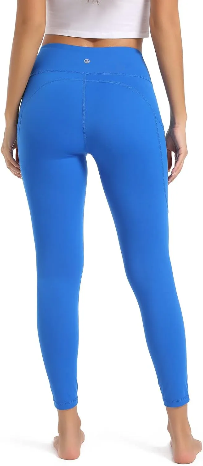 SP3LOPS Yoga Pants with Pockets for Women High Waisted Tummy Control Women's Buttery Soft Yoga Workout Leggings Running Pants