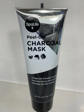 SpaLife Peel Off Charcoal Face Mask Minimize Pores Cleanse 3.8oz