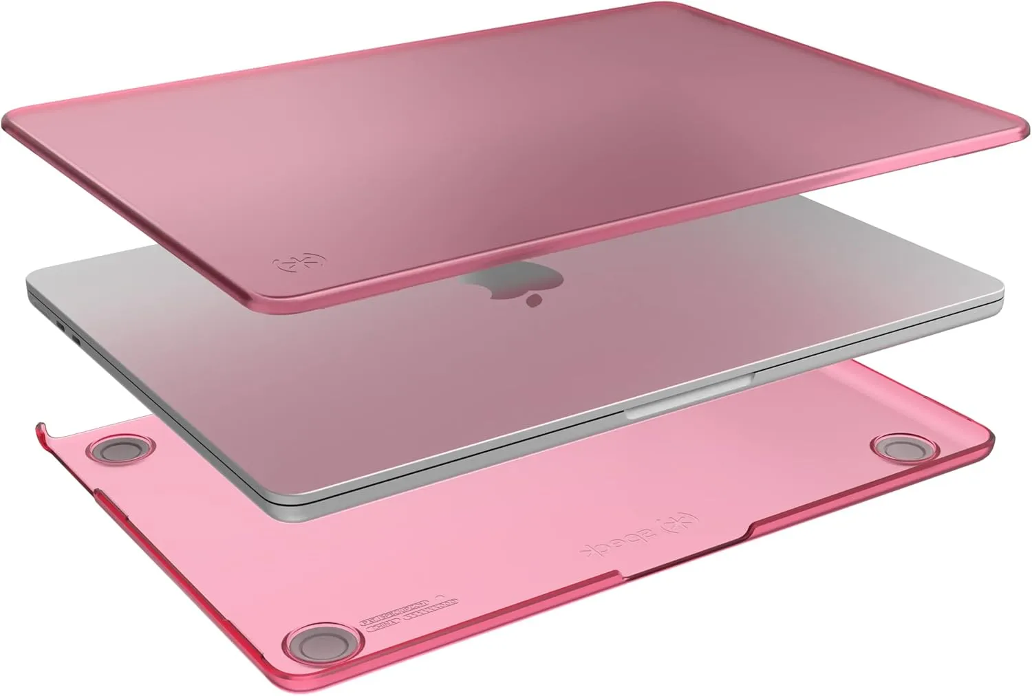 Speck SmartShell Apple MacBook Air 13-inch M2/M3/M4 (2022-2025) Case - Cozy Pink/Cozy Pink/SweaterGrey