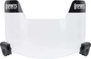 Sports Unlimited Universal Football Visor for Helmet, Football Helmet Visor, (Clear, Black and Mirror Options)