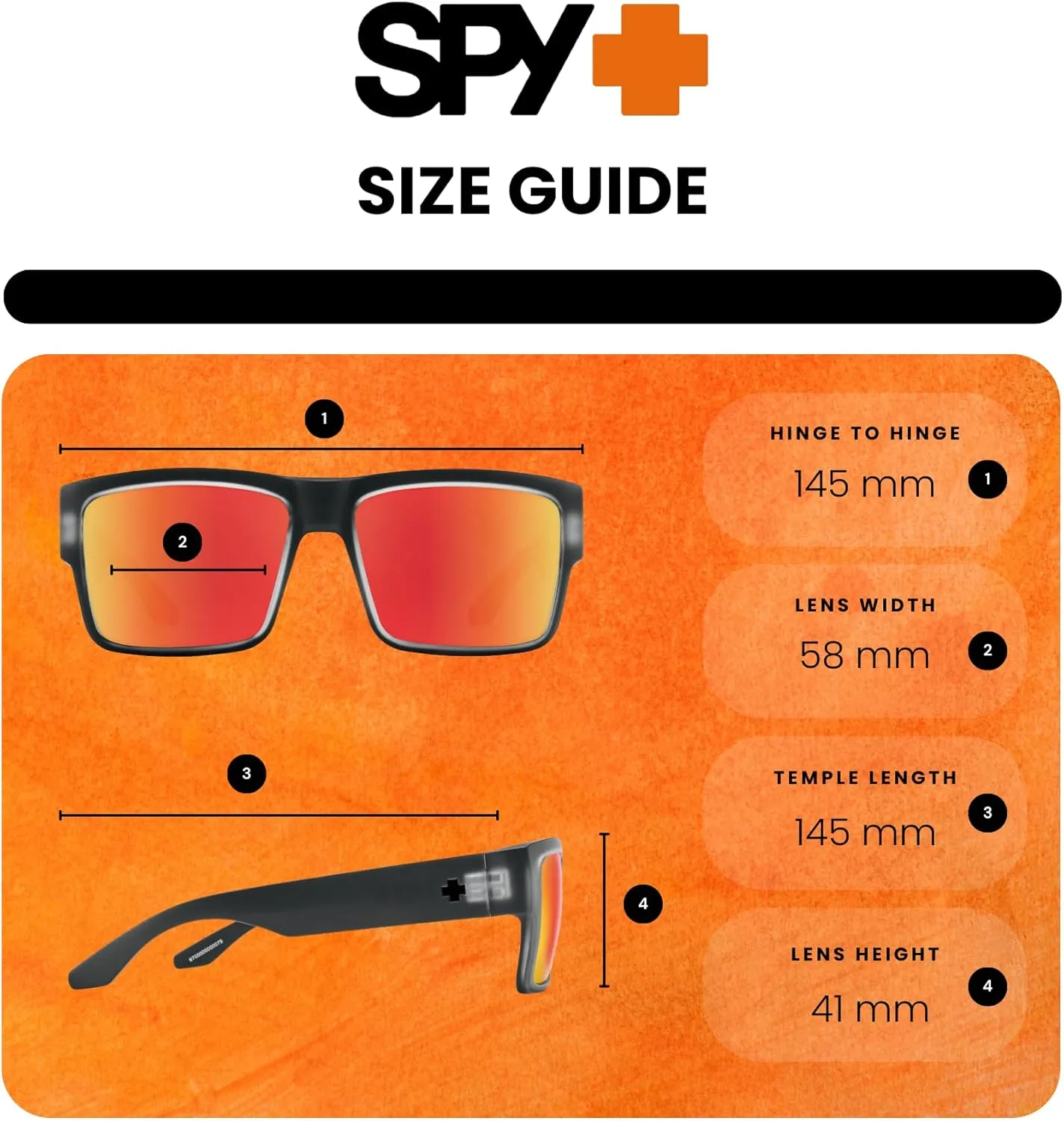 SPY Cyrus Square Sunglasses for Men for Women   BUNDLE with Designer iWear Eyewear Kit