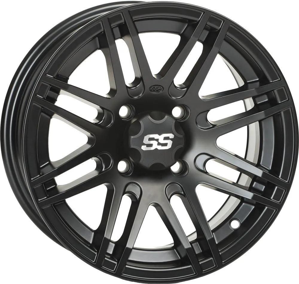 SS ALLOY SS316 Matte Black Wheel with Machined Finish (14x7"/4x110mm)