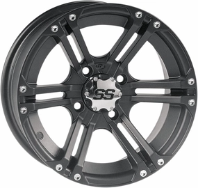SS ALLOY SS212 Matte Black Wheel with Machined Finish (14x6"/4x110mm)