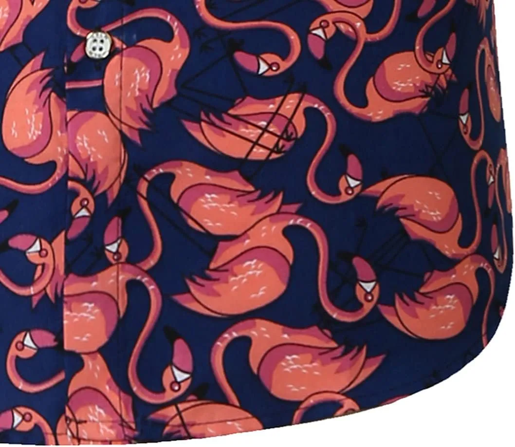 SSLR Mens Short Sleeve Button Down Shirts Casual Summer Hawaiian Shirts for Men