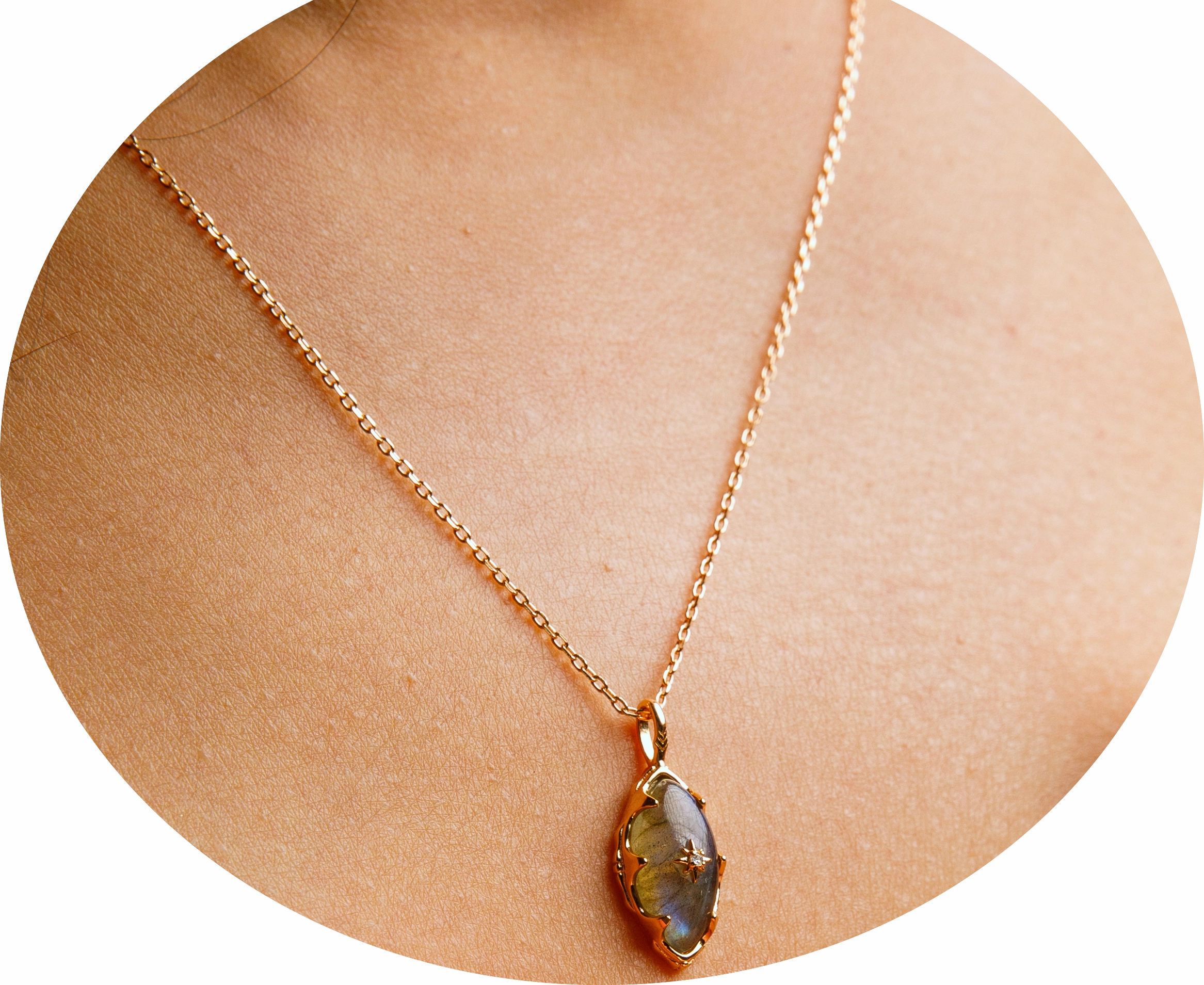 Stellar Labradorite Necklace