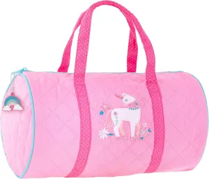 Stephen Joseph Girls' Quilted Duffle, Pink Unicorn