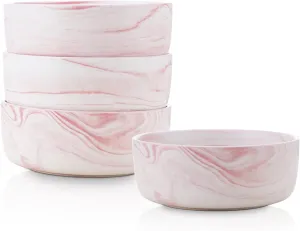 Stone lain Brighton Porcelain Dish Set, 4 Bowls, Pink