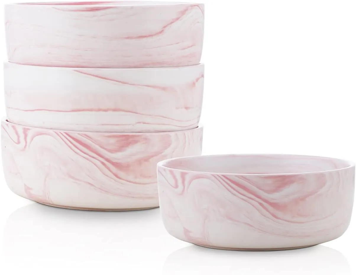 Stone lain Brighton Porcelain Dish Set, 4 Bowls, Pink