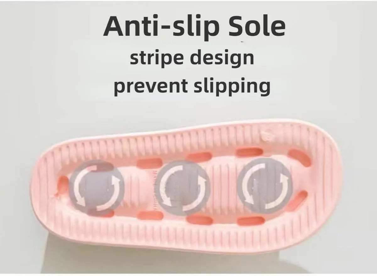 Strawberry Cute Slippers Home Sandals for Women Preppy Anti-slip Indoor Outdoor Peach Slippers Open-toe Soft Shower Slides