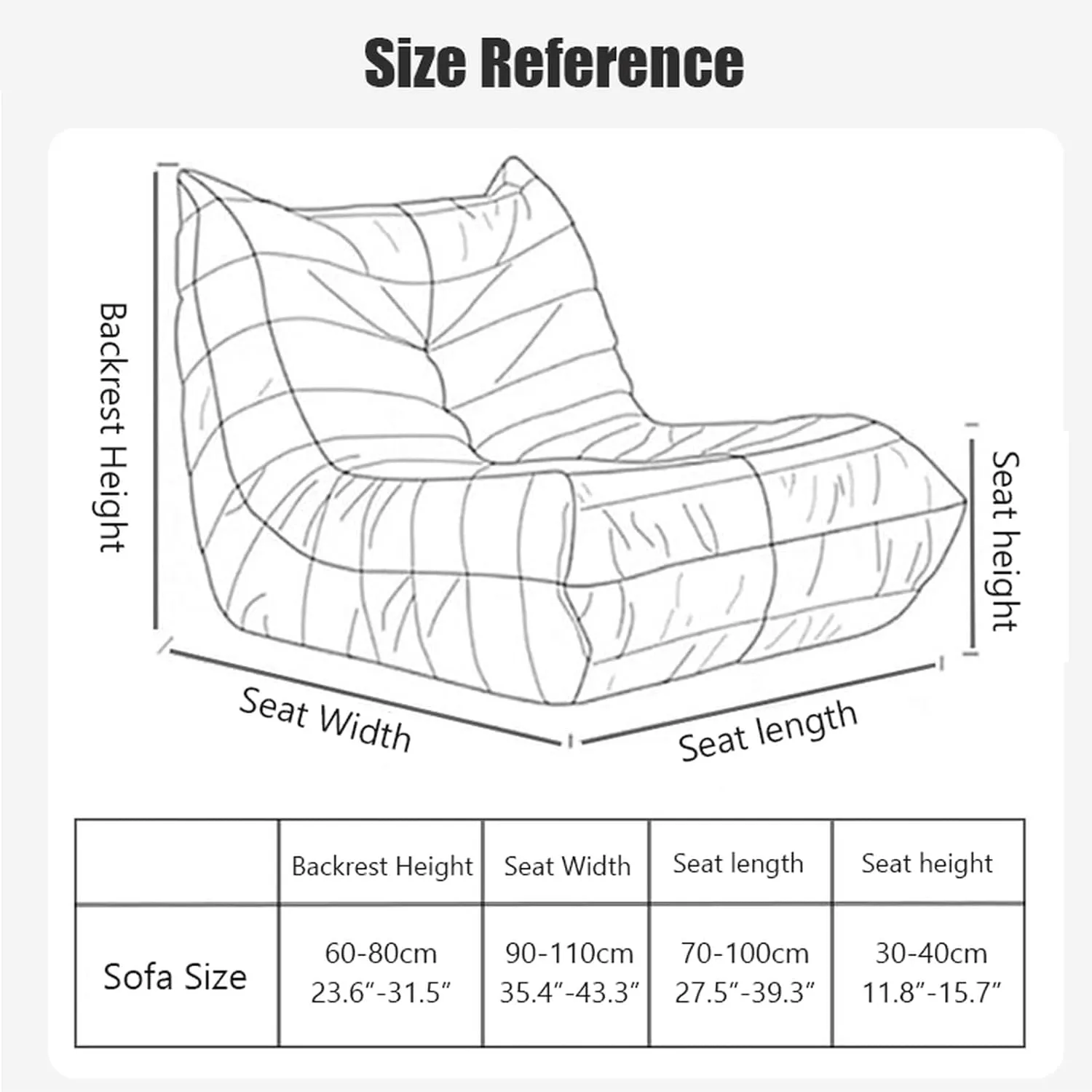 Stretch Fireside Chair Covers,Lazy Floor Sofa Cover,Solid Color Bean Bag Chairs Couch Cover Furniture Protector Slipcover for Sofa(Cover only, Pink)