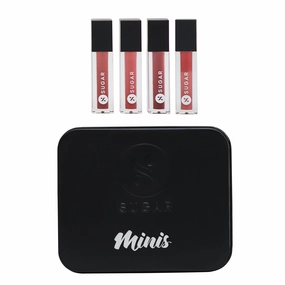 SUGAR Smudge Me Not Liquid Lipstick Minis Set 2 - Nifty Nudes