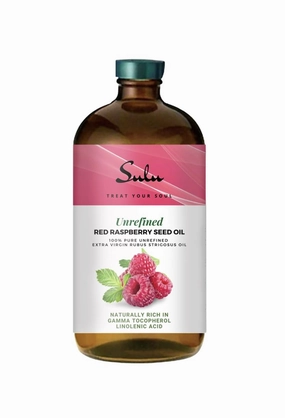 SULU ORGANICS 100% Pure Unrefined Extra Virgin Red Raspberry Seed Oil-8 ounces
