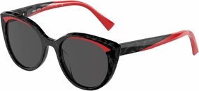 Sunglasses A 5066 002/87 Elinetta Sun Noir/Red, 52/19/145