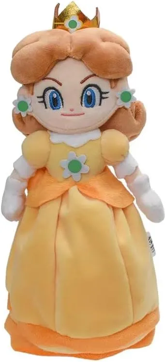 Super Star Collection Princess Peach Plush Toy Princess Rosalina & Daisy Stuffed Plush 10.2"/26cm (Pink and Yellow)