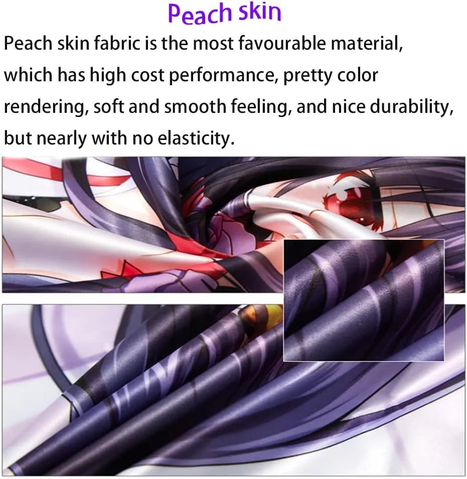 Sword Art Online Yuuki Asuna Cushion Cover Pillow Case Peach Skin 150x50cm(59in x 19.6in) Pillowcase