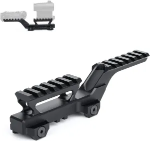 Tactical Group Type Mount for EXPS3 Holographic Sight Red Dot Riser Mount Laser Combo Adapter Mount Base 20mm Picatinny Rail Riser Scope Mount for Night Vision T1/T2 Optic Sight