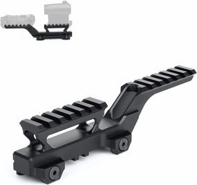 Tactical Group Type Mount for EXPS3 Holographic Sight Red Dot Riser Mount Laser Combo Adapter Mount Base 20mm Picatinny Rail Riser Scope Mount for Night Vision T1/T2 Optic Sight