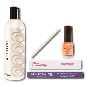 Tammy Taylor Gel & Acrylic Removal Kit to Remove Any Gel or Acrylic Quickly and Safely