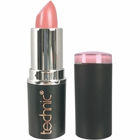 Technic Cosmetics Moisturising Vitamin E Lipstick Pink Bare All - Hydrating Smooth Finish Long-Lasting Colour