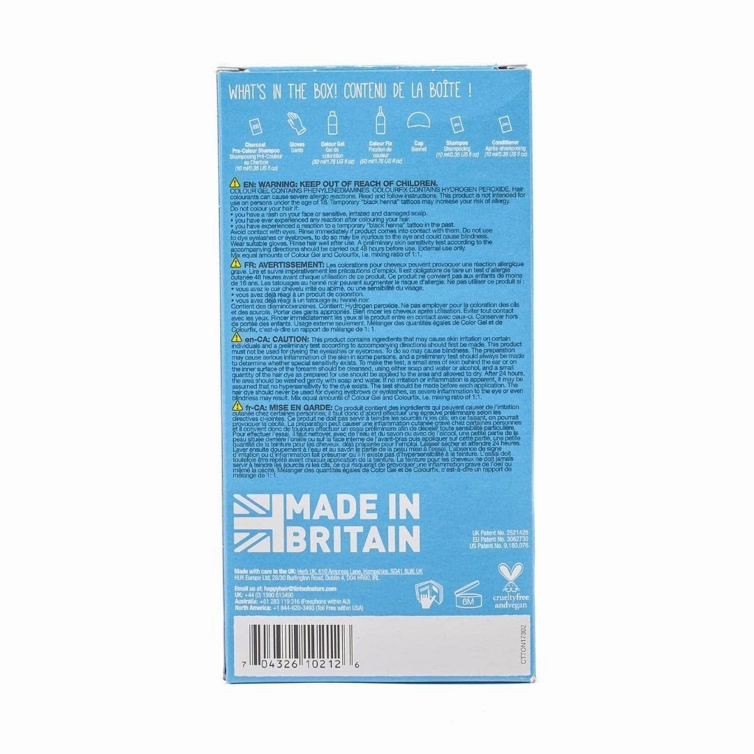 Tints of Nature 4CH Rich Chocolate Brown Permanent Hair Dye, Nourishes Hair and Covers Greys, Ammonia-Free, 4.4 fl oz