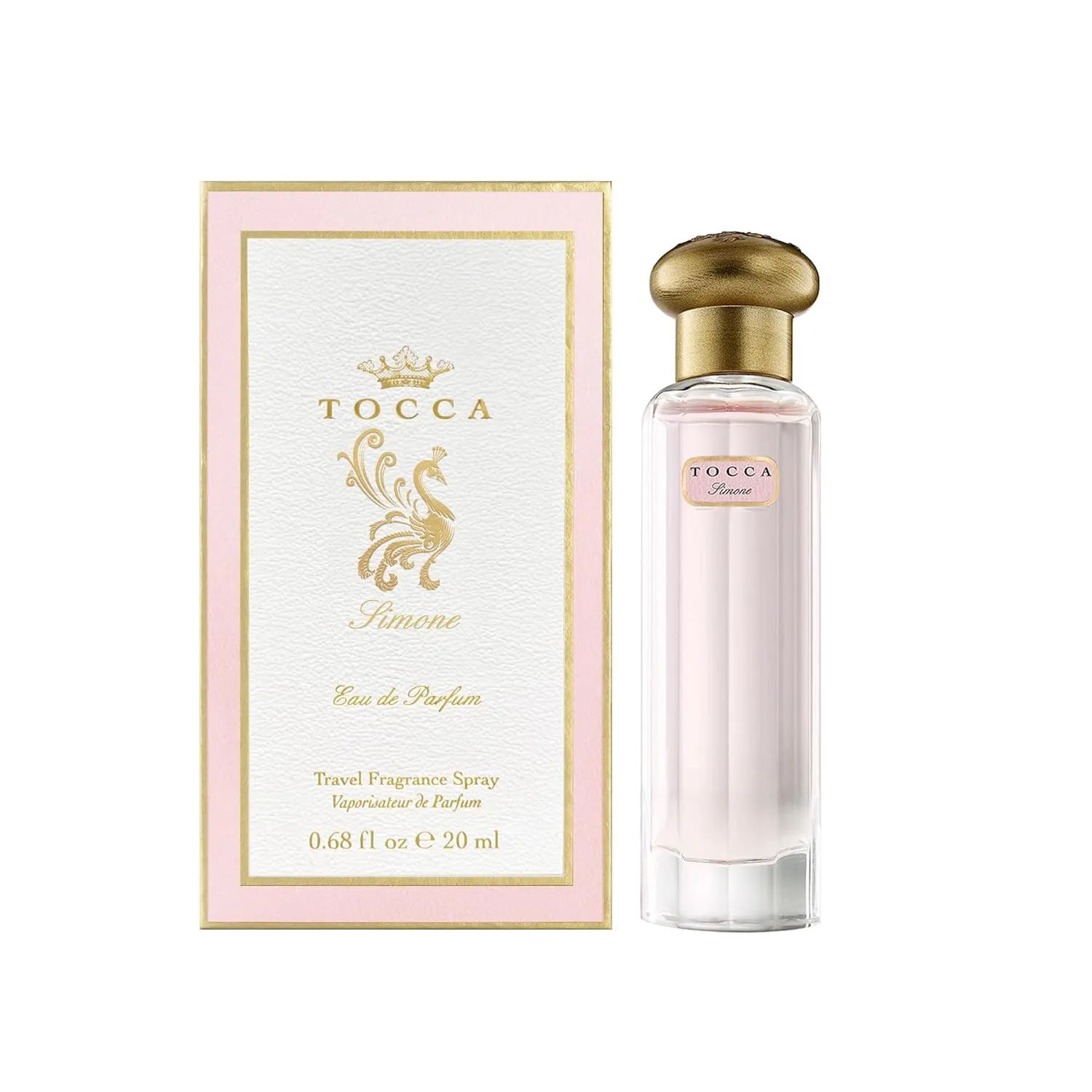 Tocca Women's Perfume, Simone Fragrance, 0.68 oz (20 ml) - Fresh Floral - Breezy, Sparkling, Radiant