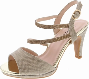 TOP Moda Shoes Women Stiletto Heels Open Peep Toe Ankle Strap Bling Rhinestone Glitter Pamela-1