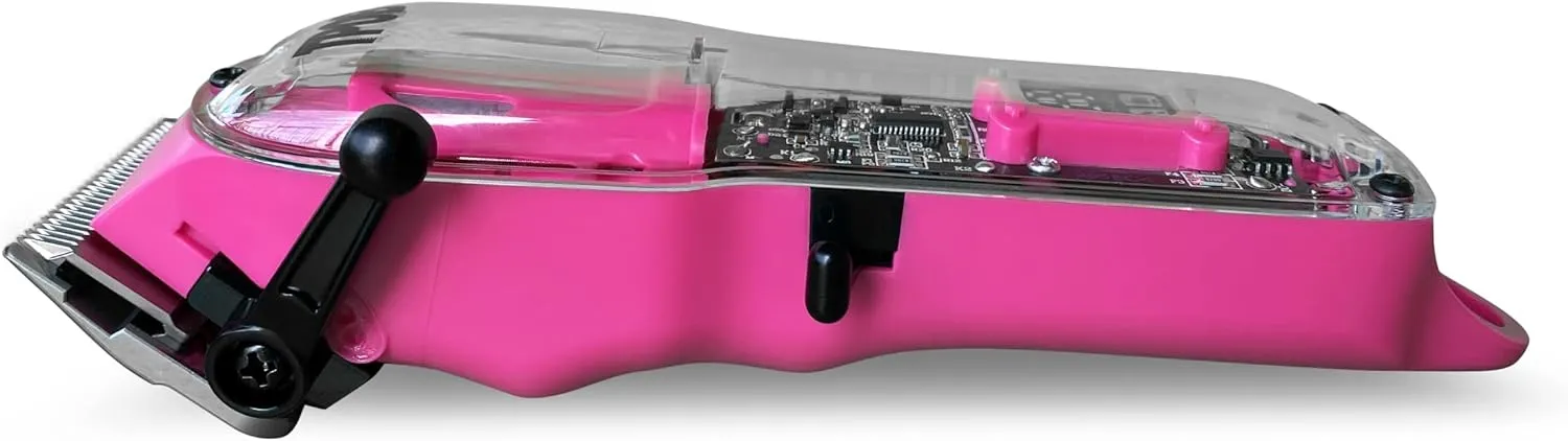TPOB Slime 2 Candy Pink Clipper Trimmer Shaver Set Barber Hair Clippers in Matte Pink with Taper Blade