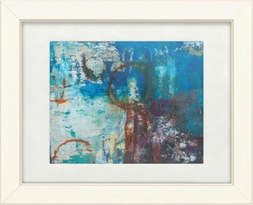 Trademark Fine Art Matte, Distressed White Frame 11x14 Oxidation by Jodi Fuchs, Multi-Color