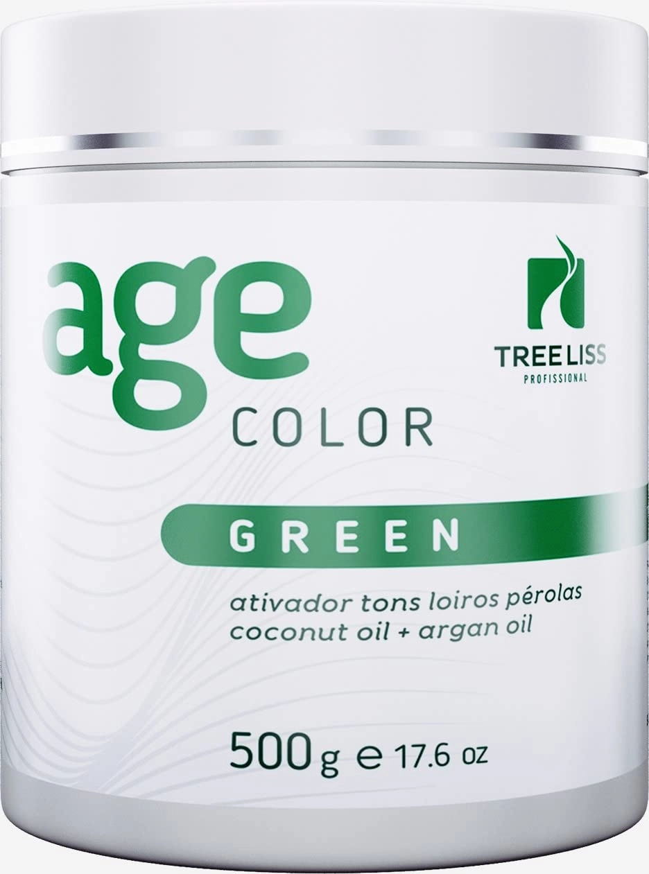 Tree Liss Matizador Green Age Color 500g Beige effect Tinting Hair Mask Toner remove reddish red tones