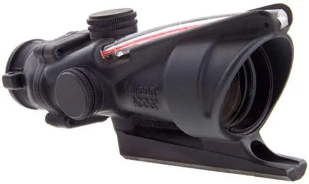 Trijicon ACOG Rifle Scope 4X 32 Red Dual Illum Triangle Matte BAC TA31A