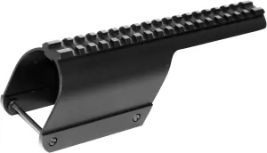 Trinity Aluminum Scope Rail Mount for Benelli Nova Hunting Optics Tactical Accessory Picatinny Weaver Base Mount Adapter Aluminum Black Home Defense Upgrade Sporting Sight Adapter Single Rail Mount.