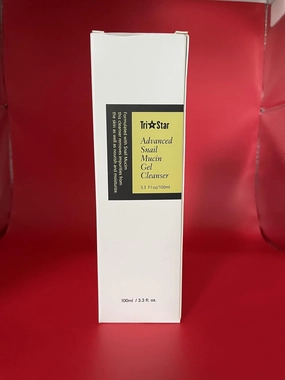 Tristar Advanced Snail Mucin Gel Cleanser, 3.3 Fl Oz / 100 mL | Rich Daily Deep Cleansing Gel for Dry and Sensitive Skin | Not Tested on Animals, No Parabens
